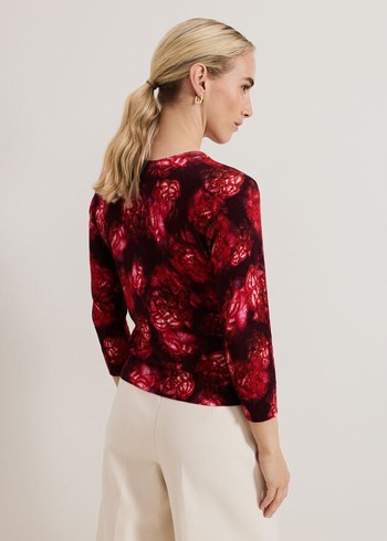 Phase Eight Dani Rose Knitwear Red Canada | RATBJS-413